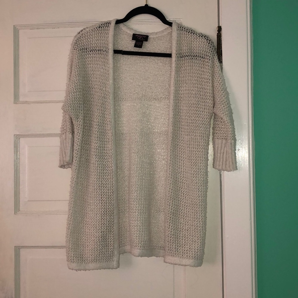 White Knit/ Soft Cardigan